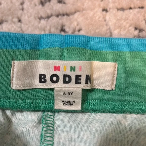 Mini Boden Green and Blue Mermaid Skort Sz 8-9Y - Picture 2 of 5